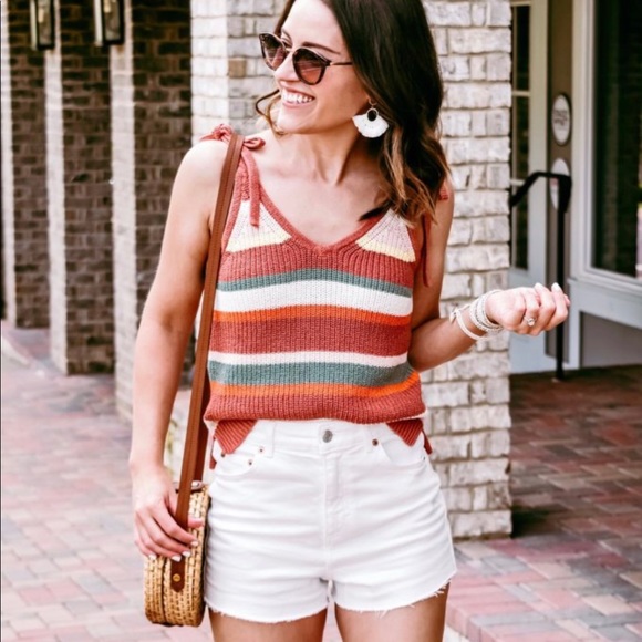 made for life Sweaters - Madewell Multi-Color Sweater Tank. Never worn.